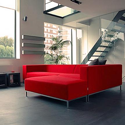 Leefruimte met open trap