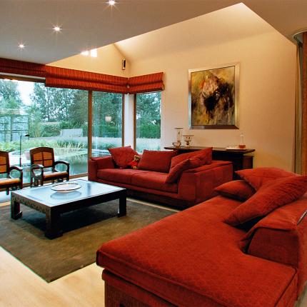 Zithoek met vide omringd door waterpartij