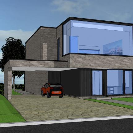 Ontwerp villa met verrassend concept