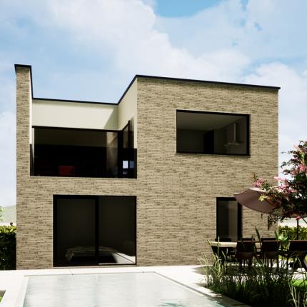 Achtergevel villa met verrassend concept
