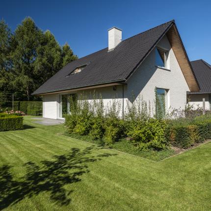 Buitenaanzicht woning Sint-Martens-Latem