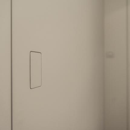 Details ingewerkte handgreep