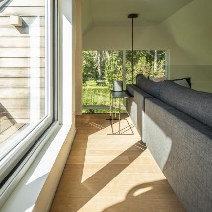 Zithoek op de mezzanine