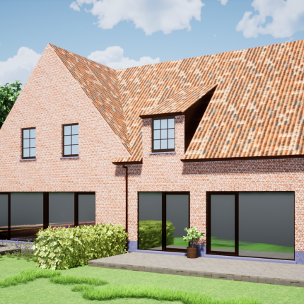 Mutlibat Ontwerp tweewoonst in landellijke stijl Mutlibat Ontwerp tweewoonst in landellijke stijl