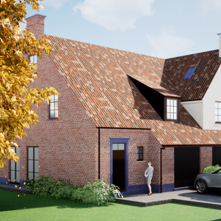 Mutlibat Ontwerp tweewoonst in landellijke stijl Mutlibat Ontwerp tweewoonst in landellijke stijl