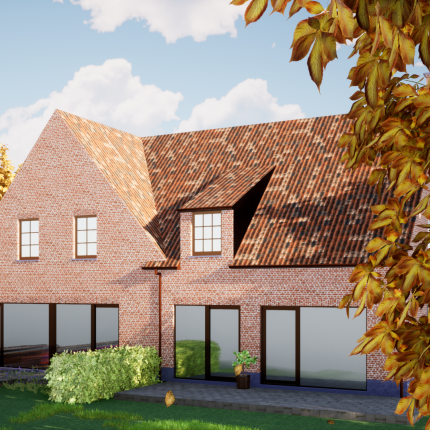 Mutlibat Ontwerp tweewoonst in landellijke stijl Mutlibat Ontwerp tweewoonst in landellijke stijl