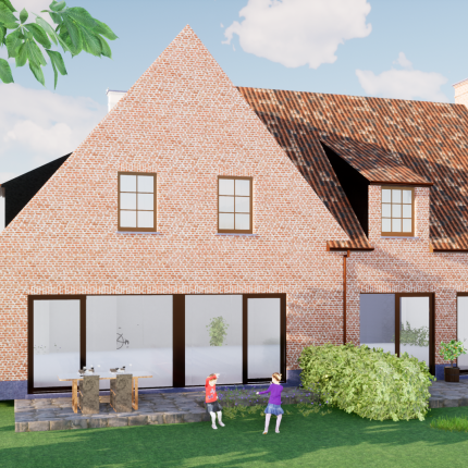 Mutlibat Ontwerp tweewoonst in landellijke stijl Mutlibat Ontwerp tweewoonst in landellijke stijl