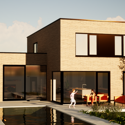 MULTIBAT - Compacte villa te Sint-Martens-Latem