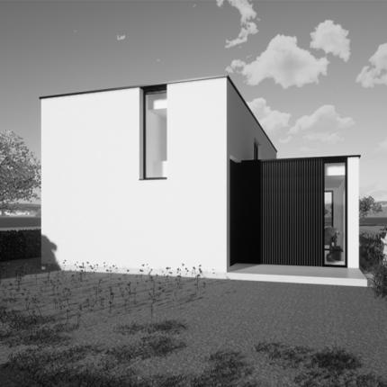 MULTIBAT - Moderne villa in wit&zwart