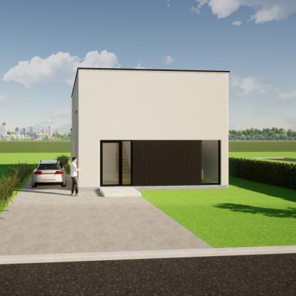 Moderne, strakke en enorm praktische nieuwbouwwoning gelegen in een nieuwe, kleine verkaveling in Asper. Deze open bebouwing word volledig uitgevoerd in crepi in combinatie met zwart aluminium schrijnwerk.  Ontwerp toont een woning die op dit perceel kan gebouwd worden, maar de te bouwen woning is nog vrij van architecturale keuze.  Deze nieuwe verkaveling is landelijk gelegen in Landdijk Asper (Gavere). Moderne, strakke en enorm praktische nieuwbouwwoning gelegen in een nieuwe, kleine verkaveling in Asper. Deze open bebouwing word volledig uitgevoerd in crepi in combinatie met zwart aluminium schrijnwerk.  Ontwerp toont een woning die op dit perceel kan gebouwd worden, maar de te bouwen woning is nog vrij van architecturale keuze.  Deze nieuwe verkaveling is landelijk gelegen in Landdijk Asper (Gavere).
