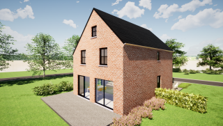 Compacte woning met garage in pastoriestijl